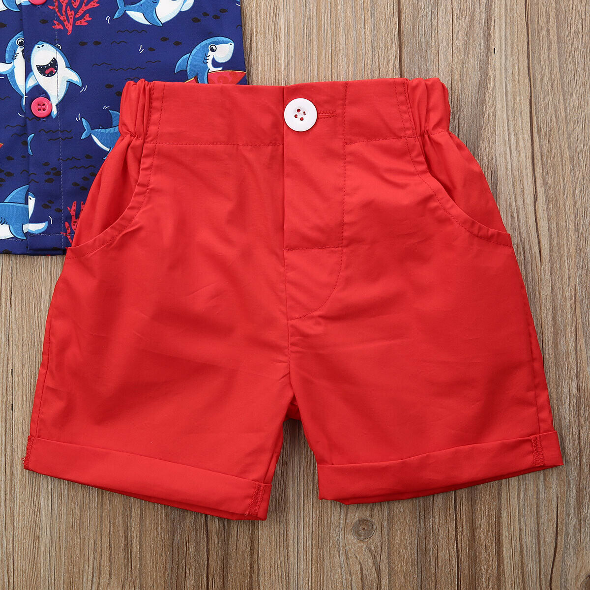 Xmas Infant Kid Baby Boys Clothes Sets Cartoon