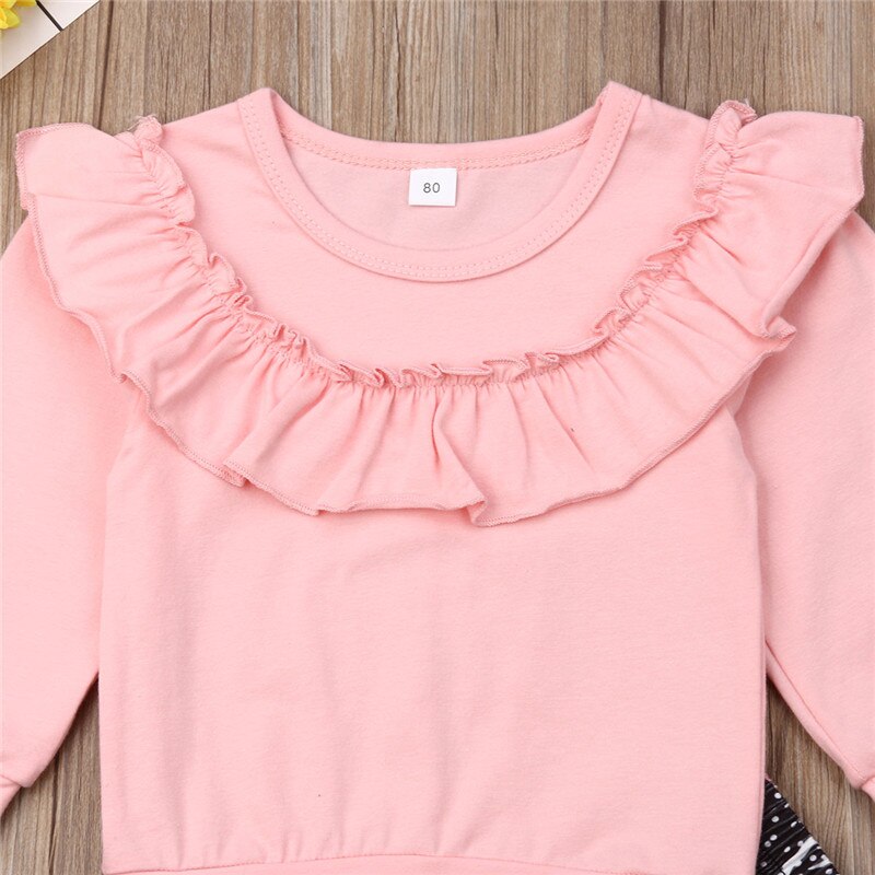 Autumn Kids Baby Girls Cotton Clothes Sets