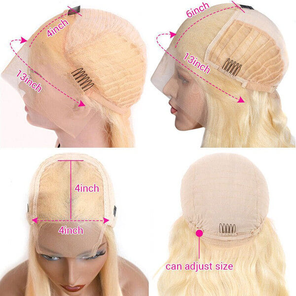 Glamorous 613 Blonde Body Wave Bob 13x4 Lace Front Wig | Premium Human