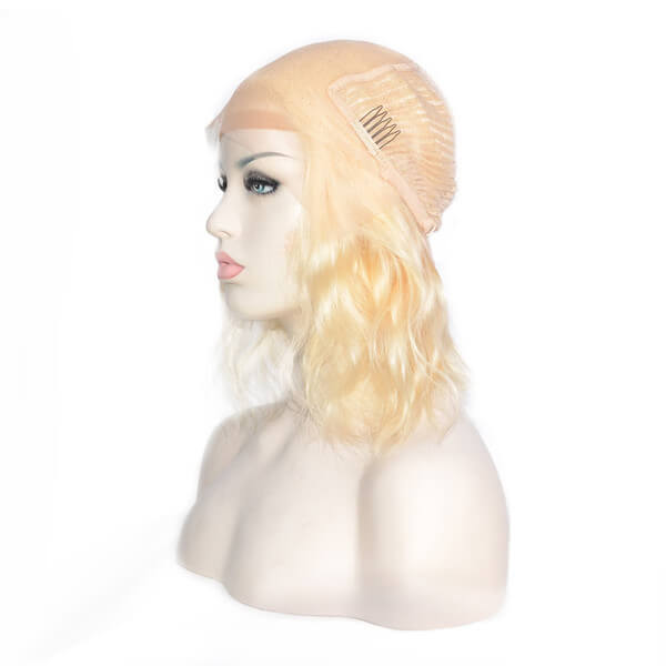 Glamorous 613 Blonde Body Wave Bob 13x4 Lace Front Wig | Premium Human