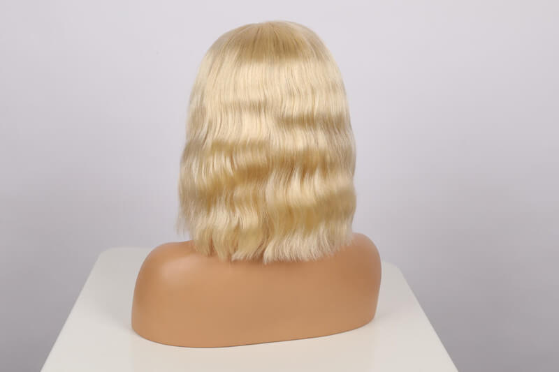 Glamorous 613 Blonde Body Wave Bob 13x4 Lace Front Wig | Premium Human
