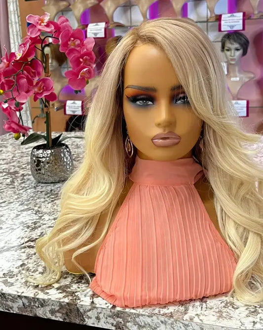 Ashley | Premium Blonde Wig - Luxurious Blonde Human Hair Wigs