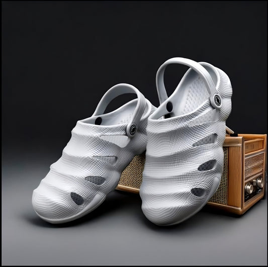Mens Soft Quality Clogs (Grey ,6K)