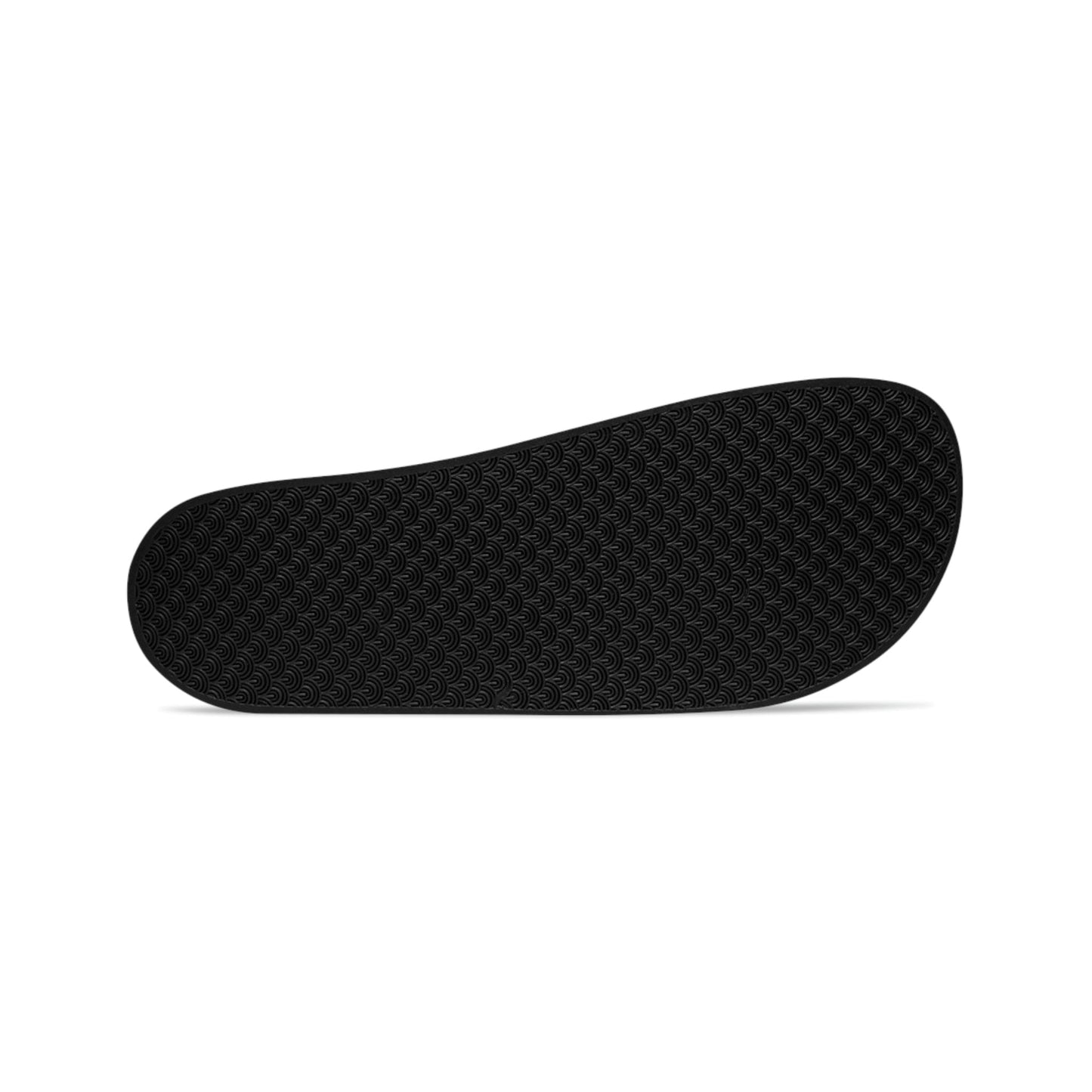 Mens Black Slide Sandals - Give Thanks to the Lord - Christian